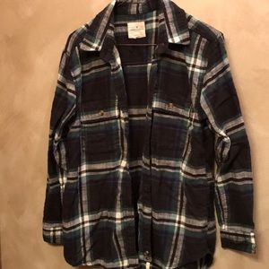 AE oversized plaid/flannel